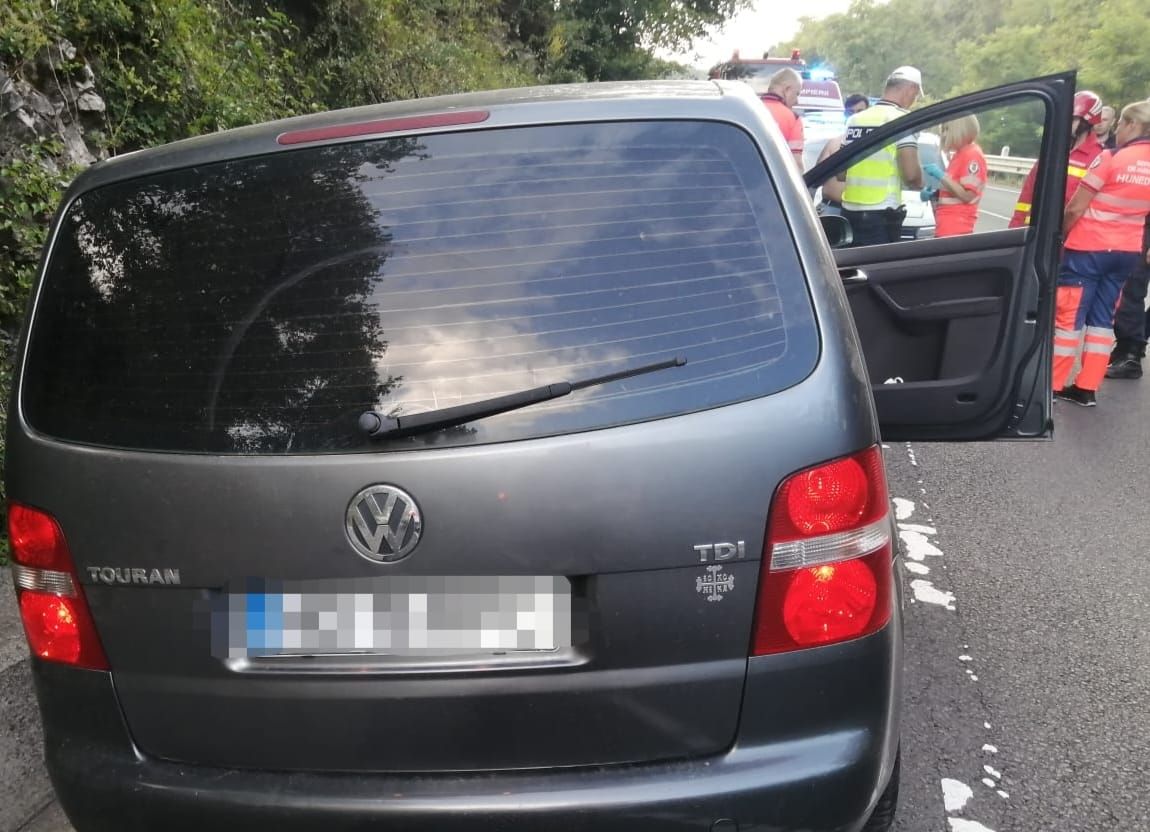 Accident rutier pe DN 76, Vălișoara 
